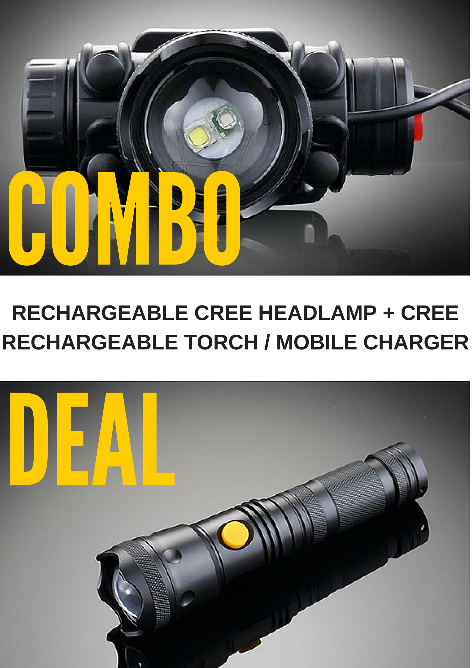 CREE Rechargeable Headlamp Deal